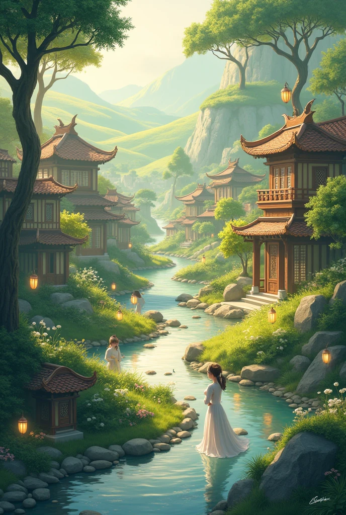 Make a anemi beauti full village