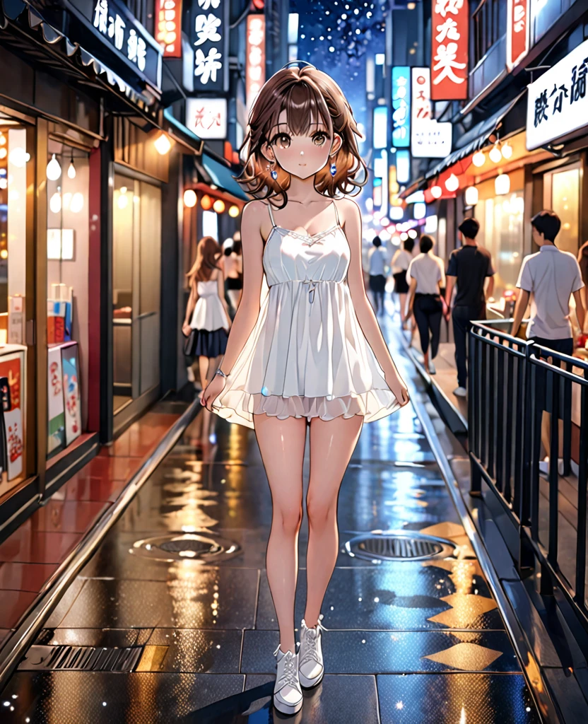 Top image quality、NSFW、Morning walk、In front of Shinjuku Station、a person々coming and going、Two Girls、Nude Models、zori、The morning sun shines in the light、fullnude、barechested、strong breeze、barechested、14years、fullnude、Luxurious hair ornament with feathers、2.Five-dimensional girl、8Head and body、A slender、Unusual look、Very skinny、Luxury、skinny、Ribs、A-cup breasts、discreet breasts、Smaller chest、small tits、beauty legs、Constricted waist、dented belly、Beautiful silver hair、collage、Toe to toe,Knitted sandals、Backgrounds that look like real photos、anklets、Many people in the background々