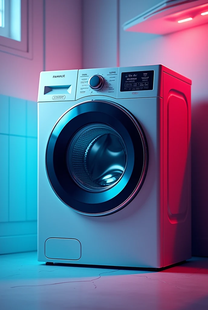 Believe me An advertising image of a creative washing machine rental with the following number incorporated 04149413207, 24 hour rental