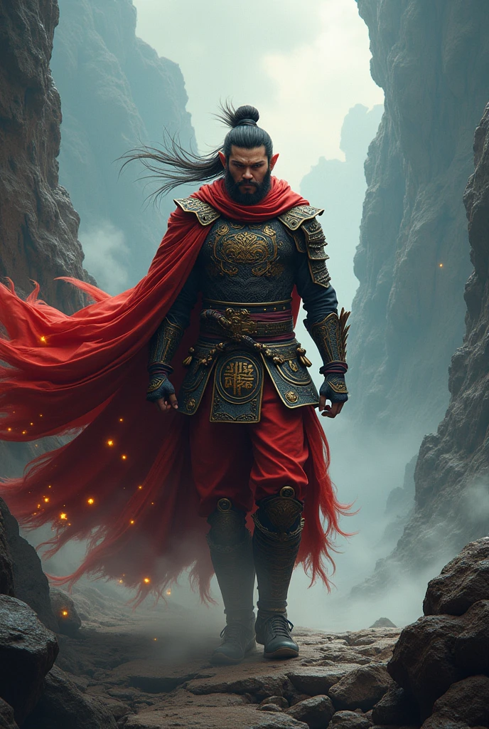 Make me a picture of kai cenat as character in black myth wukong
