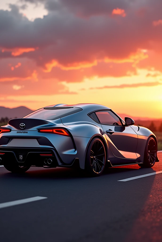 Toyota supra mk4 sunset