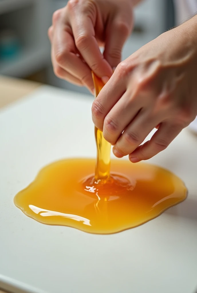A photo that reflects where natural honey is being mixed with rice syrup and other products that adulterate honey