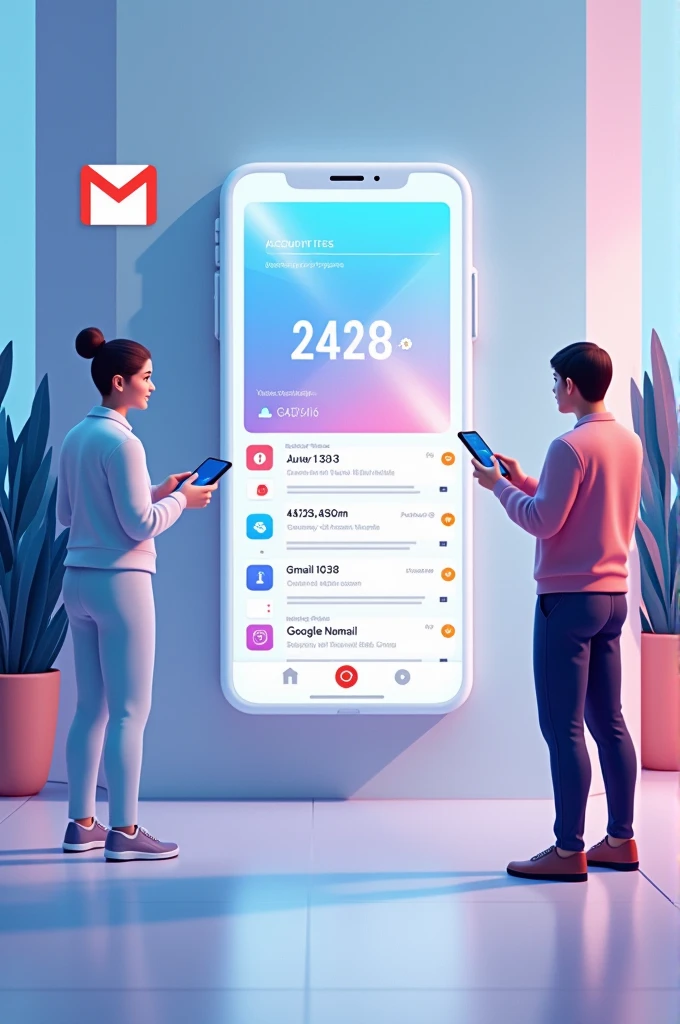 Easily see how many Gmail accounts have been created with your phone number written in the thumbnail. Thumbnails must contain Gmail's pic. To attract the audience.