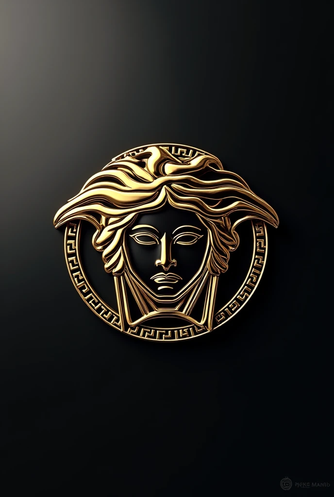 a new Versace logo, different from the one they use now 