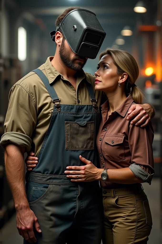 Welder and his wife
