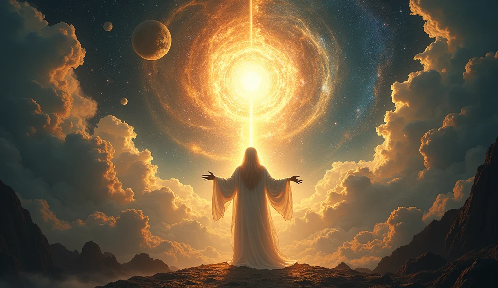 God separated the light and the darkness