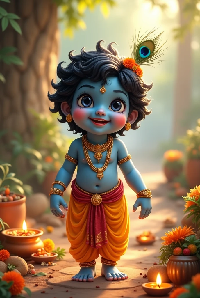 Krishna  cute happy janmashtami.