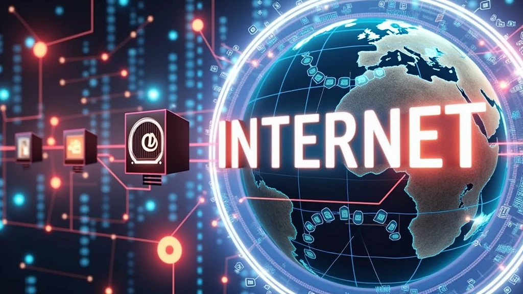 visual principal:

A digital timeline that starts with old computer icons and connects to a globe with network signals (Wi-Fi) leaving it, representing the evolution of the internet.
Featured Elements:

Include a dark blue or black background with neon circuits and binary codes.
Icons representing important internet milestones, as an ancient server and the symbol of "@".
texto:

"How the Internet Came About" in large white letters with a slight gloss effect to highlight.
Final Touch:

Add an effect of "loading" in the corner to give a technological feel.