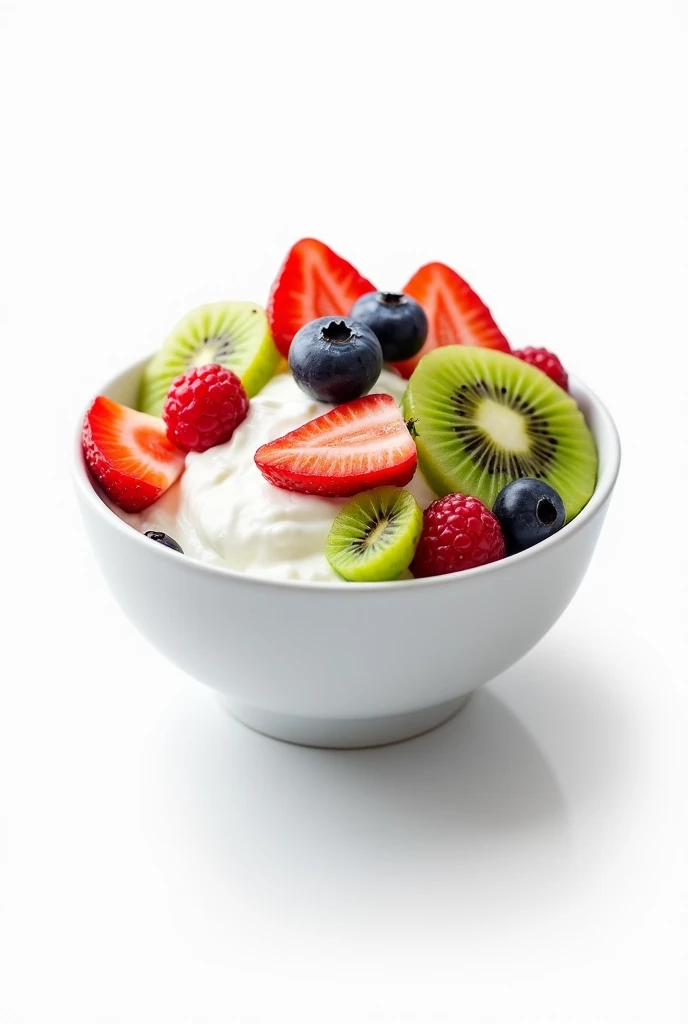 Greek yogurt with fruit no bg make it for png