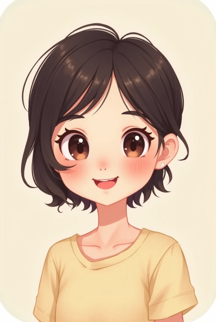 Generate me a cute gi
rl for profile pictue