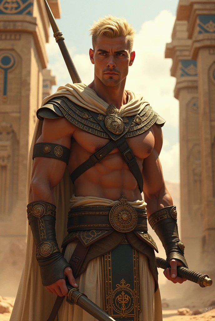 Blond soldier ancient egypt