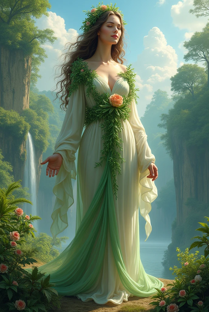 Personification of mother nature.