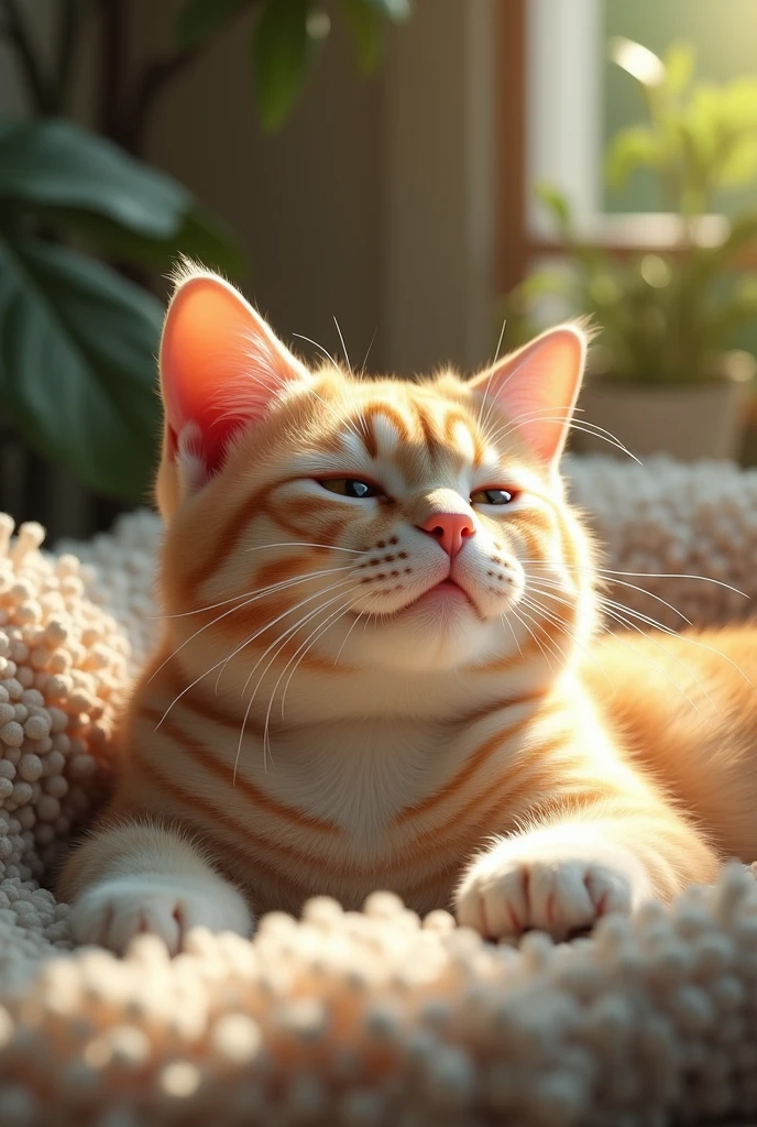 Ultra realistic cat Soothing