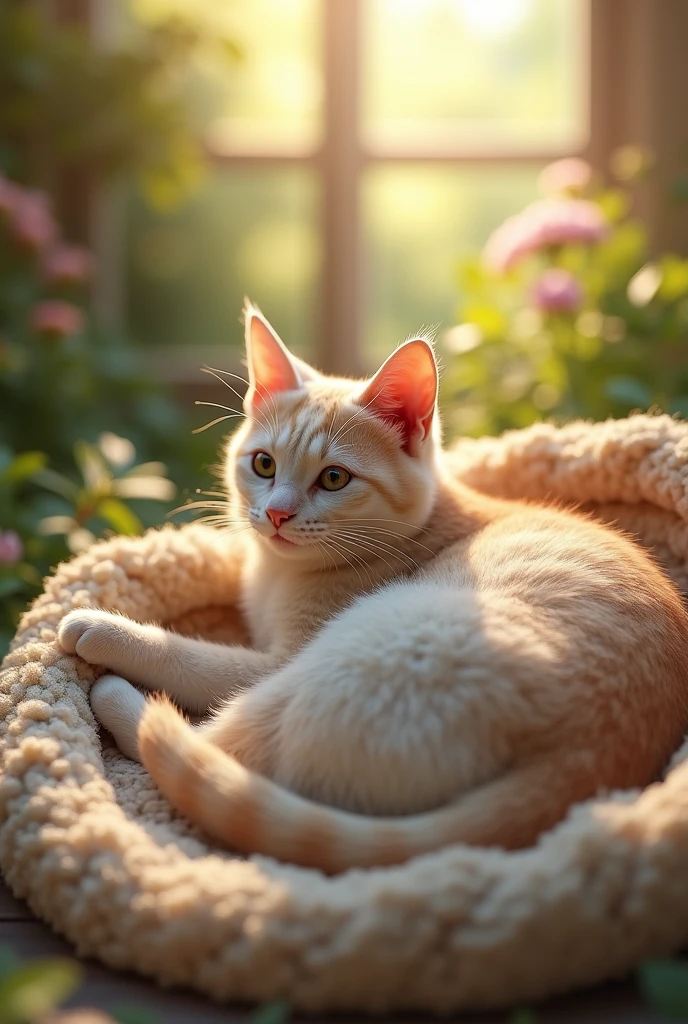 Ultra realistic cat Soothing