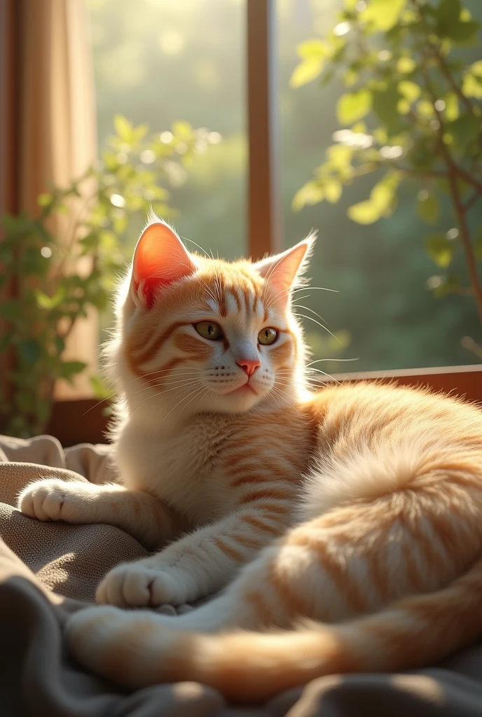 Ultra realistic cat Soothing