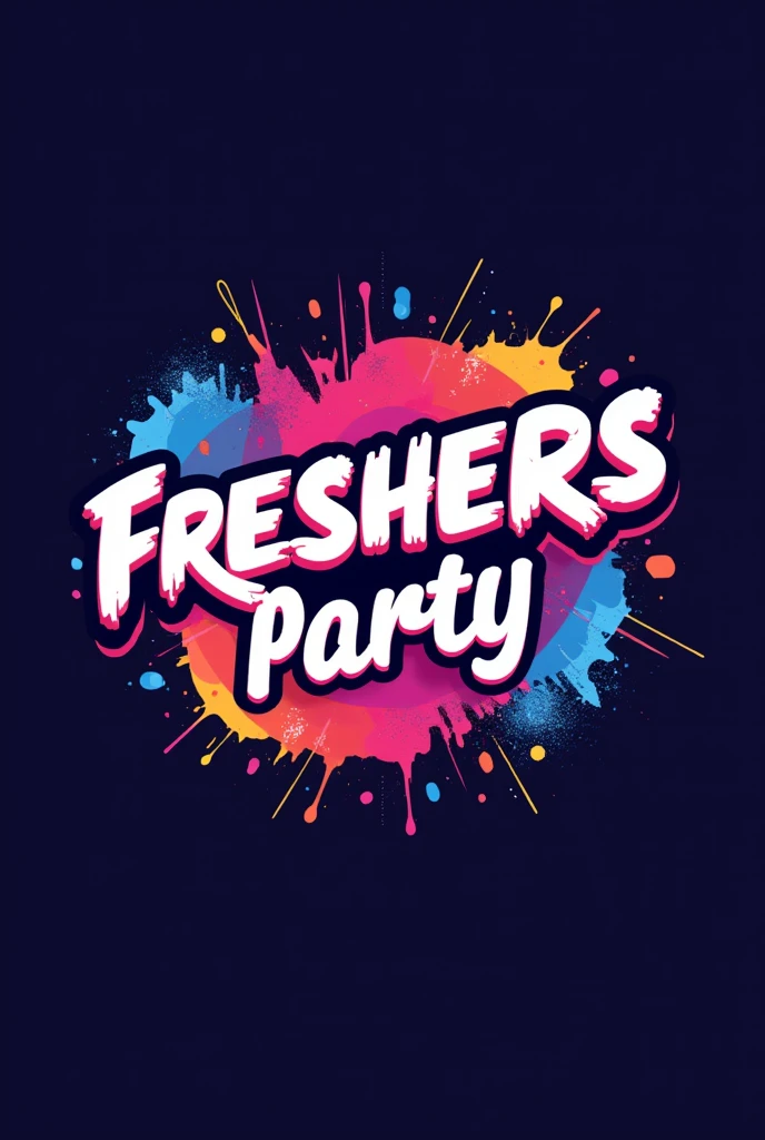 A logo for freshers party named systum