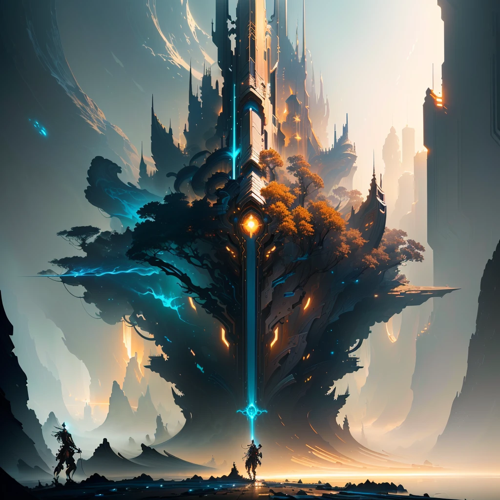 masterpiece, best quality, (extremely detailed CG unity 8k wallpaper), (best quality), (best illustration), (best shadow), absurdres, realistic lighting, (Abyss), beautiful detailed glow, art by PeterMohrBacher,