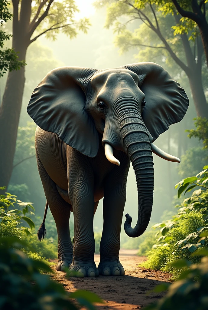 Elephant in forest 