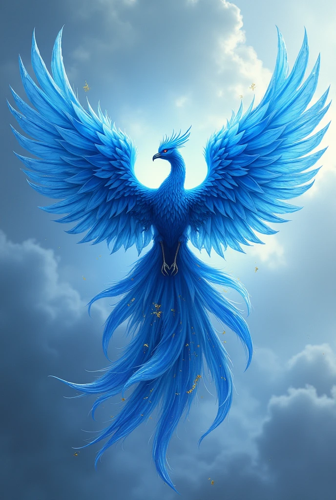 blue phoenix with no background