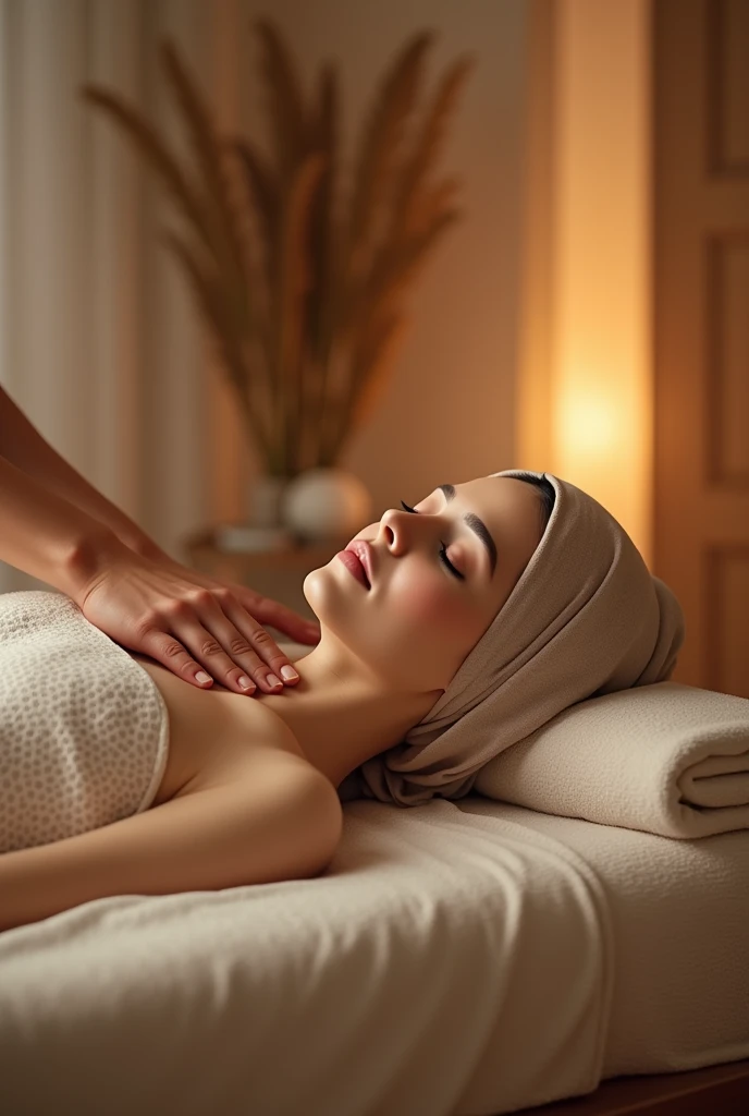 Muslim women massage