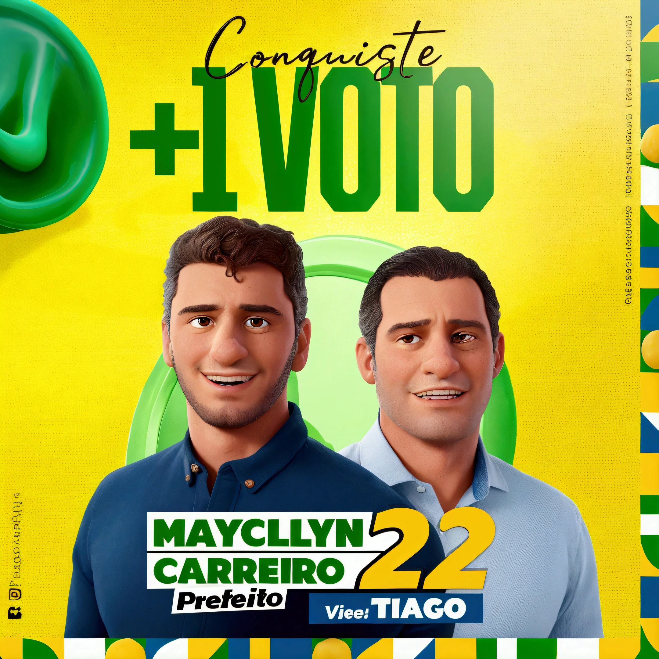 There are two men standing next to each other on a poster, by Giorgio Cavallon, by Maximiliano Cercha, election poster, by Olivia Peguero, by Matteo Pérez, 🐿🍸🍋, beto val, defeated you, mayo, 🚿🗝📝, powder Márta Lacza, mike campau style