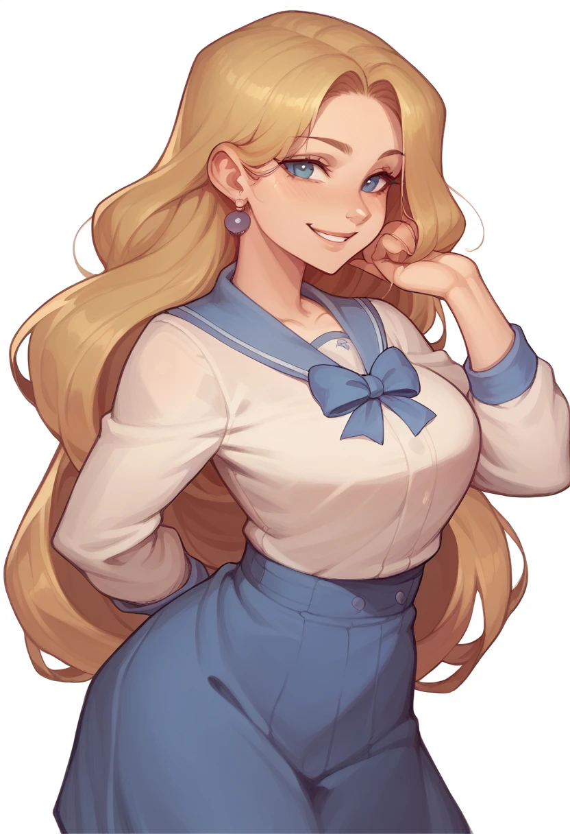 smiling