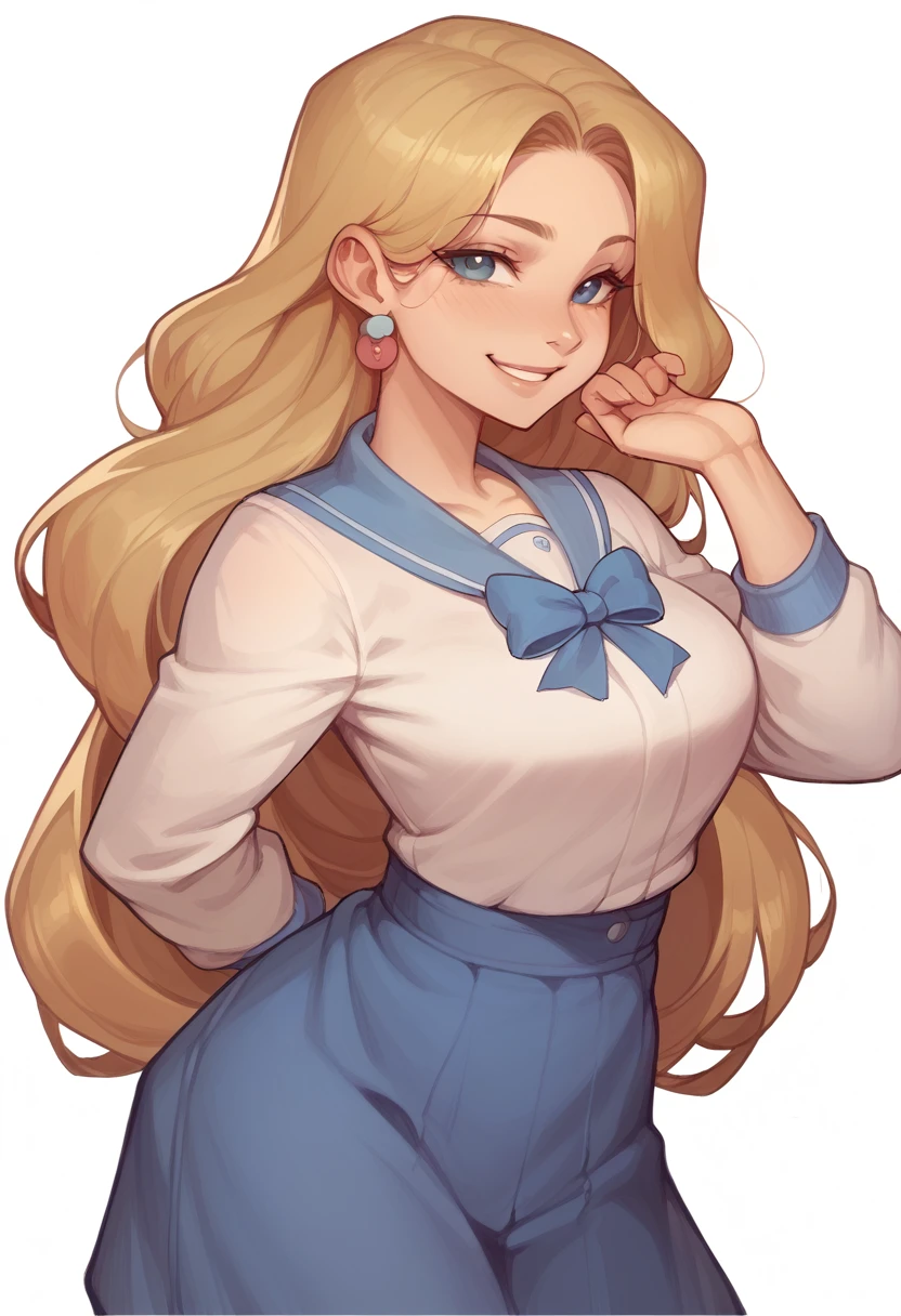 smiling