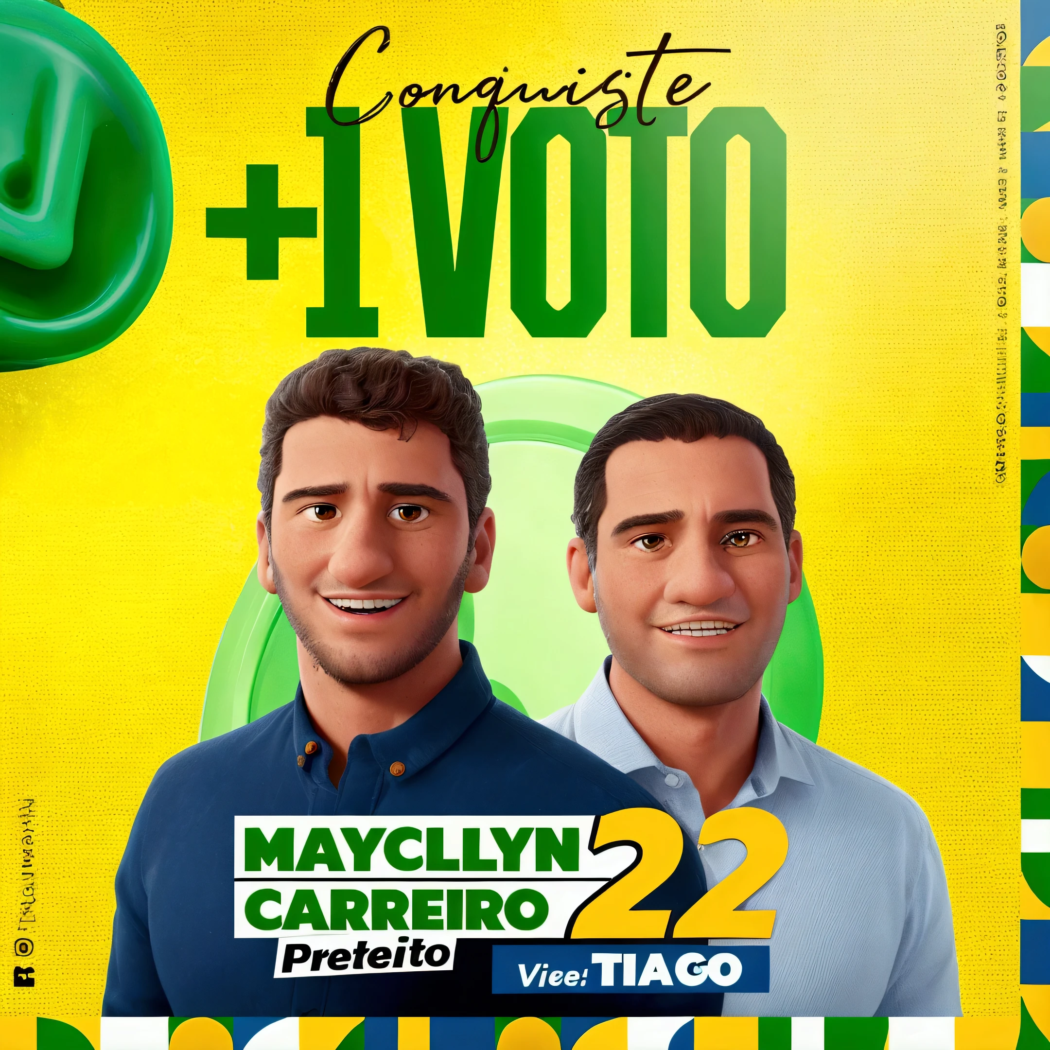 There are two men standing next to each other on a poster, by Giorgio Cavallon, by Maximiliano Cercha, election poster, by Olivia Peguero, by Matteo Pérez, 🐿🍸🍋, beto val, defeated you, mayo, 🚿🗝📝, powder Márta Lacza, mike campau style