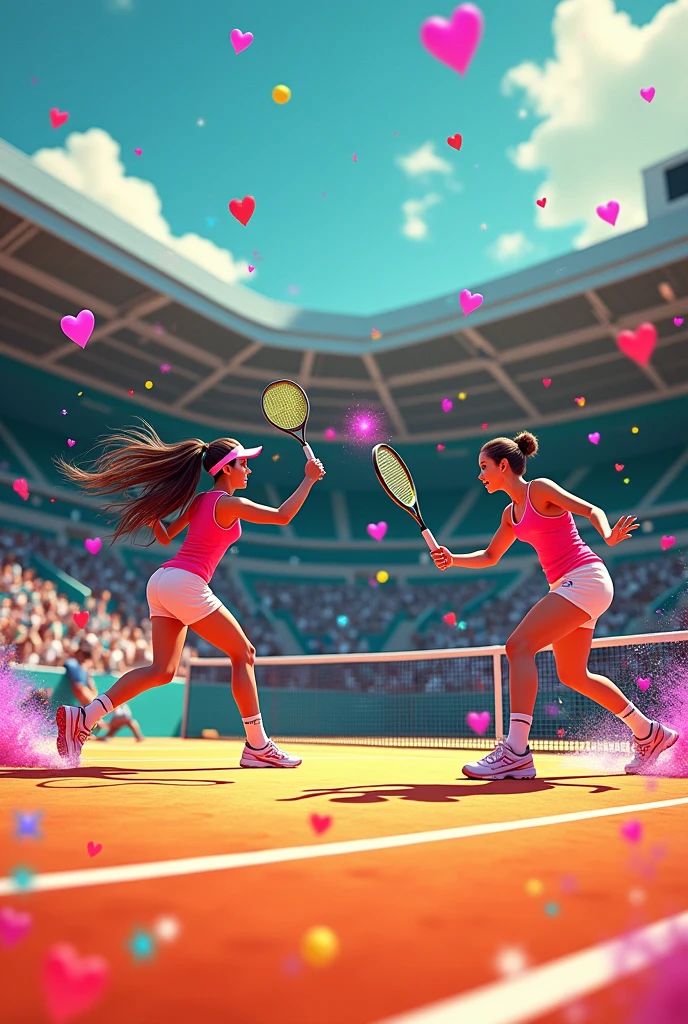 colorful all star tennis ( like 1 heart em every tenis)with the start track