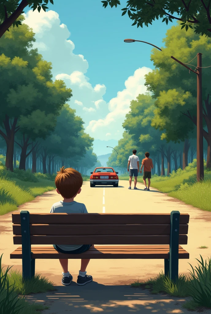 It was a sunny and warm day when an eight-year-old boy, with light brown hair and white skin, I really wanted to have a PlayStation 5. His parents had explained to him that they would not be able to buy him one until the end of the year., and he was desperate to have her as soon as possible. Determined to find a solution, The boy began to look for ways to earn money.
Browsing the internet, found several job advertisements, but they were all for adults. Just when he was about to give up, came across an unusual advertisement. He promised a job exclusively for children and offered good pay.. Intrigued and excited, clicked on the ad.
On the page, found a phone number and a message saying that interested children should call for more information. Without thinking twice, the boy called the number. To the other side, A man answered:
—Hola, Who is speaking?
—Hola, I am Juan. I saw the advertisement about work for children.
—Hola, Juan. How old are you?
—I have eight.
—And where do you live??
Juan gave the requested information. the man, after verifying the data, said:
-Perfect, You are just what we are looking for. I will give you an address so we can meet in person.. Don't tell your parents anything, OK?
Although somewhat nervous, Juan accepted. The next day, when their parents left, Juan headed to the indicated address. It was a lonely road, surrounded by forests. the man le había dicho que esperara en una banca grande al costado de la carretera.
when he arrived, He sat on the bench and waited. After about 15 minutes, A car stopped at a distance. Two men got out of the vehicle: One looked to be about 4 and the other, around 65.
The men approached Juan. the man más joven, who introduced himself as Carlos, said:
—Hola, I am Carlos. This is Manuel. Are you the kid who came for work??
Juan nodded, a little nervous.
—Genial —said Carlos—. Let's sit down.
Both men sat down on the