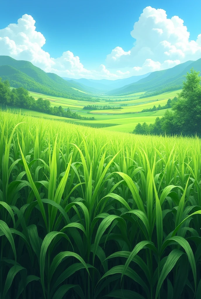 Sugarcane crops, realist
