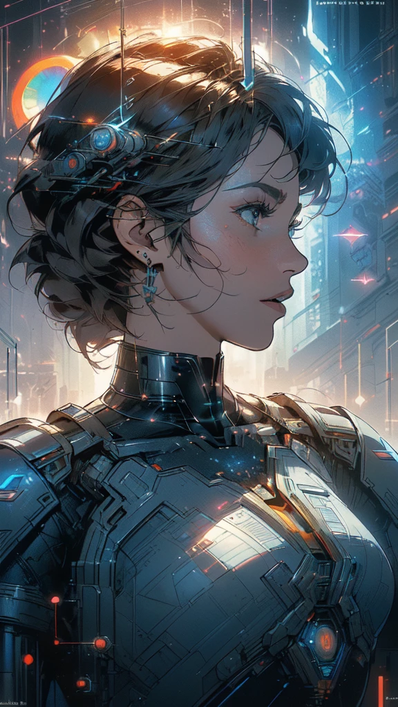 (((masterpiece, highest quality))),(((solo:1.2))),(((1girl:1.2))),32k wallpaper, very detailed, poster, vintage science fiction,(((((geometric cinematic movie poster))))), ((((bauhaus)))),(((abstract))),((((mid century modern)))),(((((portfolio))))),(((((Close-up))))),(((((bust up))))),((((more various angle)))),(((highlight))),(((complete. detailed face))),(((Extremely talented))),(((most complecated machine))),(((Overall colorfully))),((((((Absolutely simple background)))))),(((((detailed futuristic machine))))),(((Cleavage))),(((marvel super heroes))),(((rainbow color scheme))),(((Very detailed UI))),(((So many meters))),(((Perpetual Motion Machine))),(((Mouth wide open, expression of shock))),(((dynamic angle)))