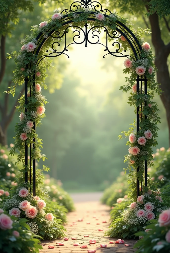 Créer un background de weeding pour un photo studio