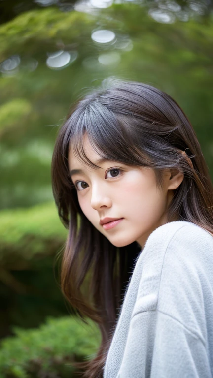 Beautiful Japan Woman、slender、masterpiece、High resolution、Realistic、Bunching your hair into one