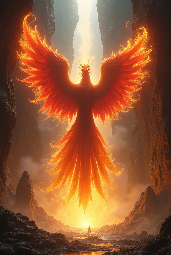 Domain expansion giant phoenix in a cave