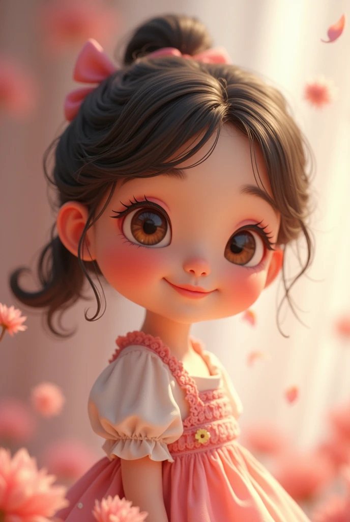Cute girl.
