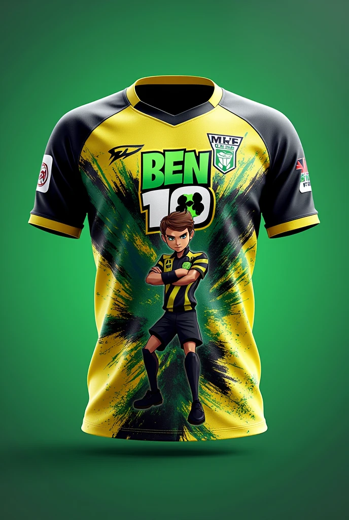 create a ben 10 soccer jersey
