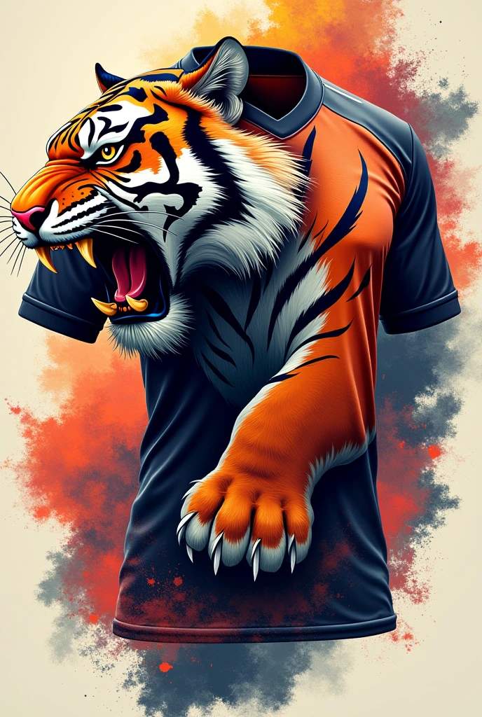 create a tiger bet football shirt