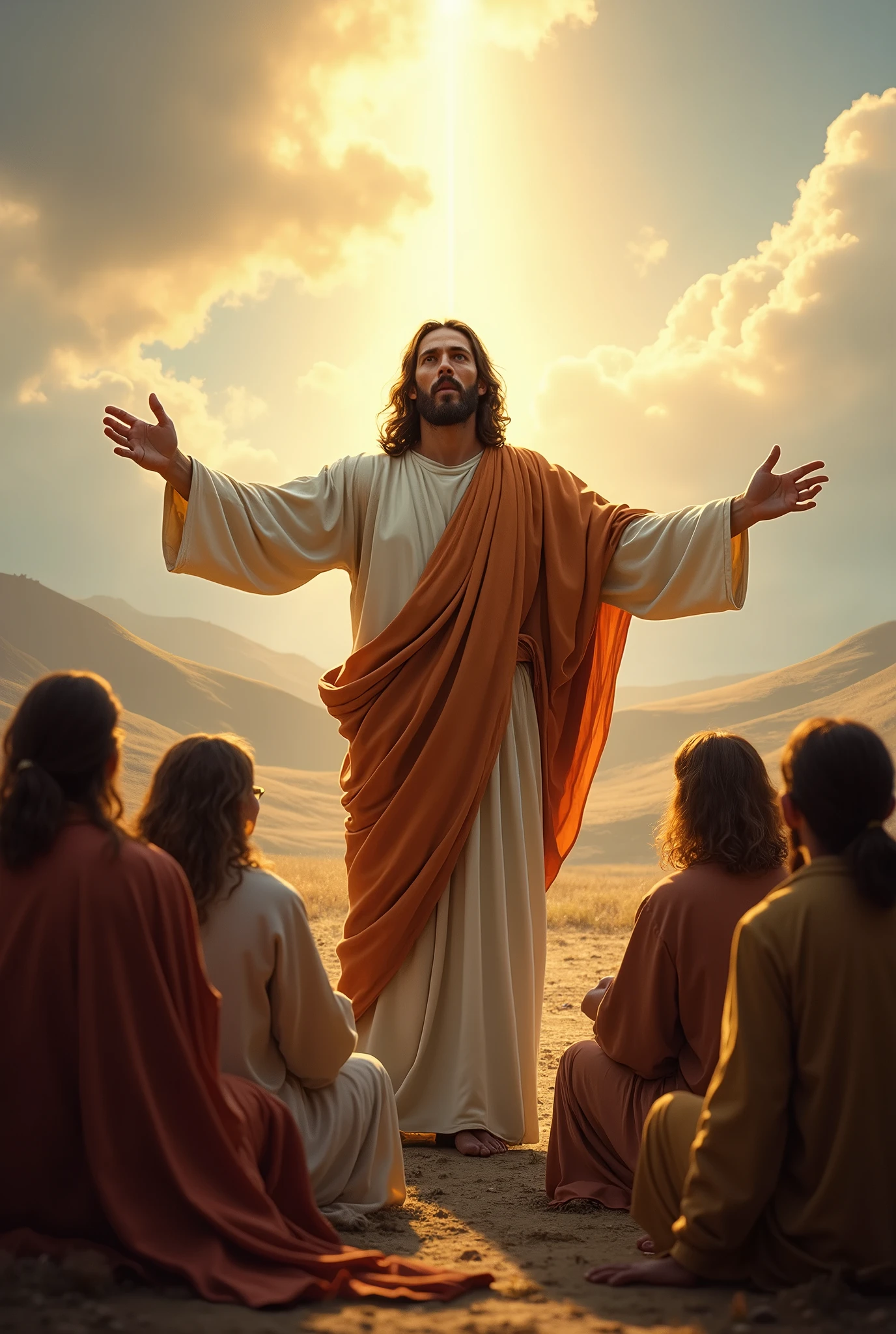 Jesus begins the sermon with the Beatitudes, proclaiming blessings upon the humble, those who cry, the meek and those who hunger and thirst for righteousness.