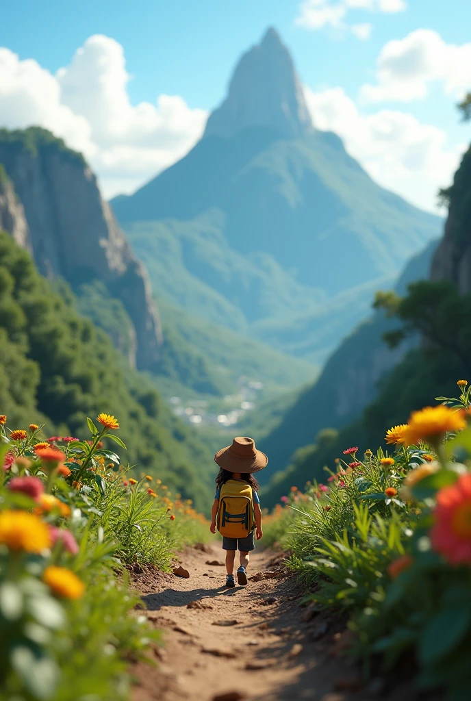 Mountain of el avila Venezuelan miniature vlog, looking at view