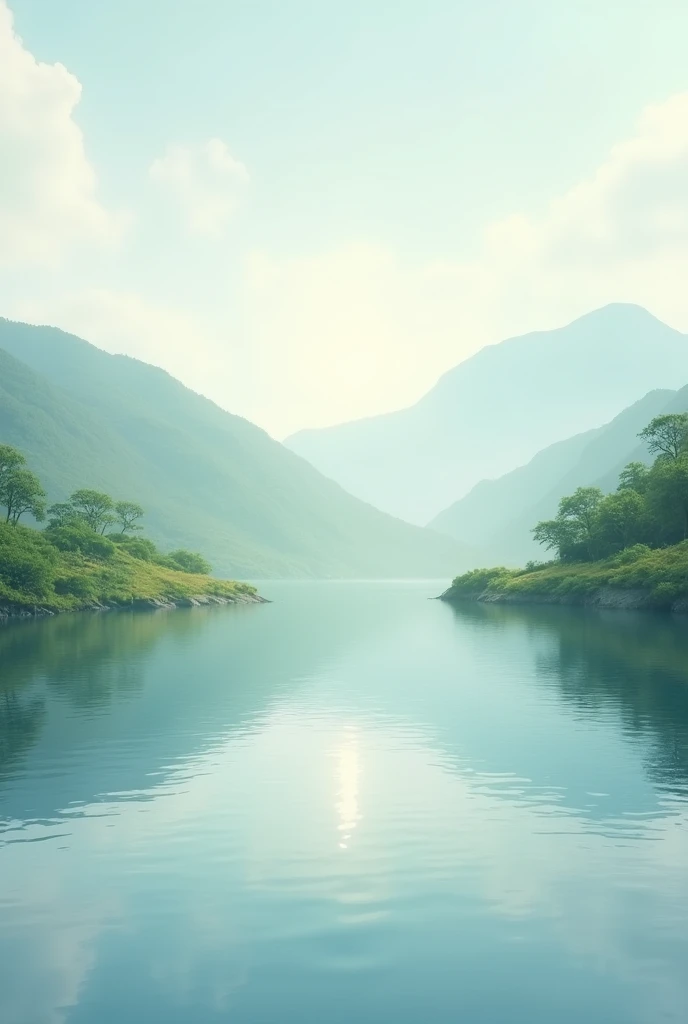 Create a picture
Reflection
Calm sea or peaceful landscape.