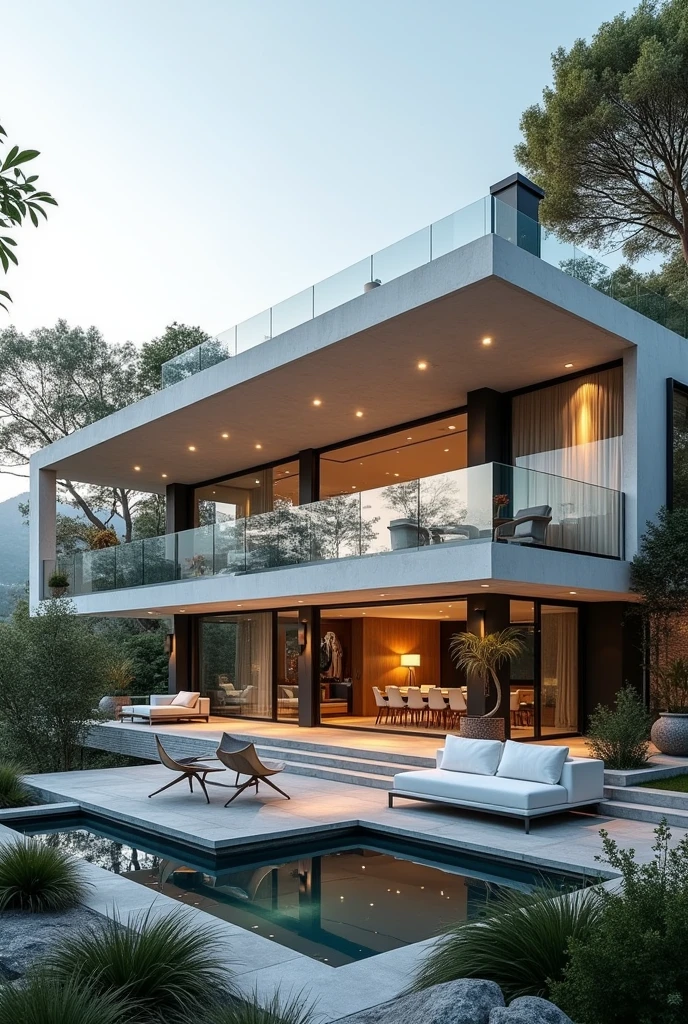 a very modern and stylish house 