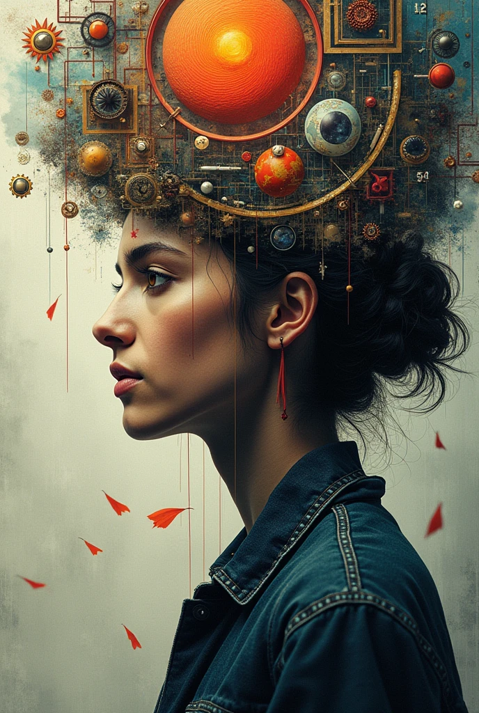 An image about the psychology of learning that has as title: Beyond a simple look, and name: Maria Fernanda Aguirre Ramirez 