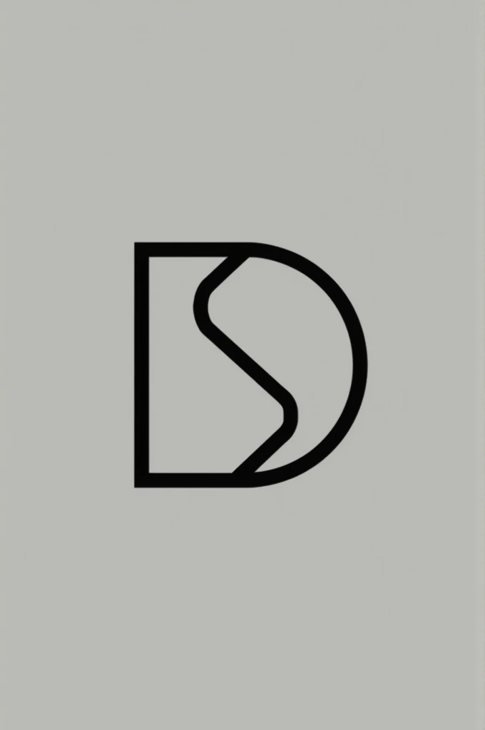 A minimalist logo containing the letters D and S