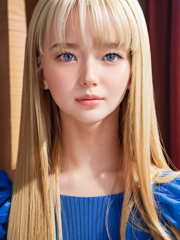 Amazing beauty of the world、clear white glossy skin、Bright blonde with a nasty look in front of her pretty face、Sexy big 20 year old cute beautiful girl、Sexy little beautiful face、bright, Glossy and very beautiful blonde straight hair、Bangs dancing in front of cute beautiful face、long silky bangs covering pale white light blue eyes,,,、Super long hair with hair that hides a sexy face、sexy cute young woman、Very beautiful super long blonde shiny and beautiful hair、small face beauty、brightexpression、Glossy skin、cheek gloss