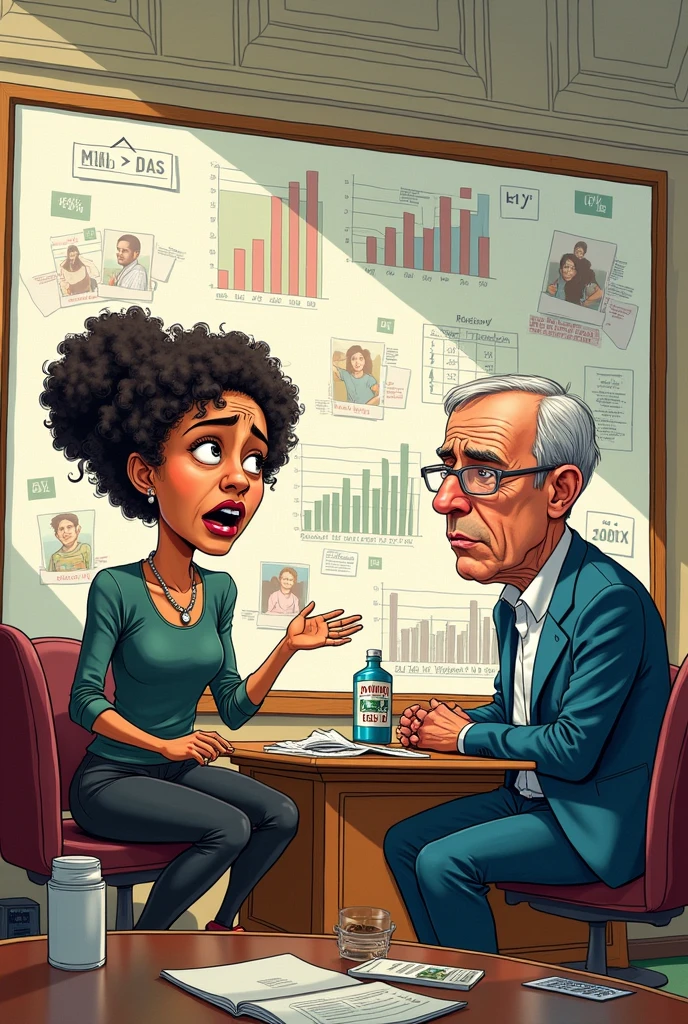 Create a cartoon about reporting human rights violations up 45% in 2023 points ministry