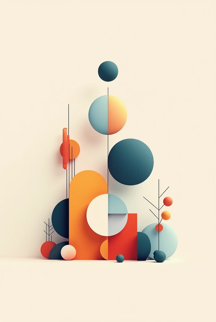 Draw a simple drawing using similar figures