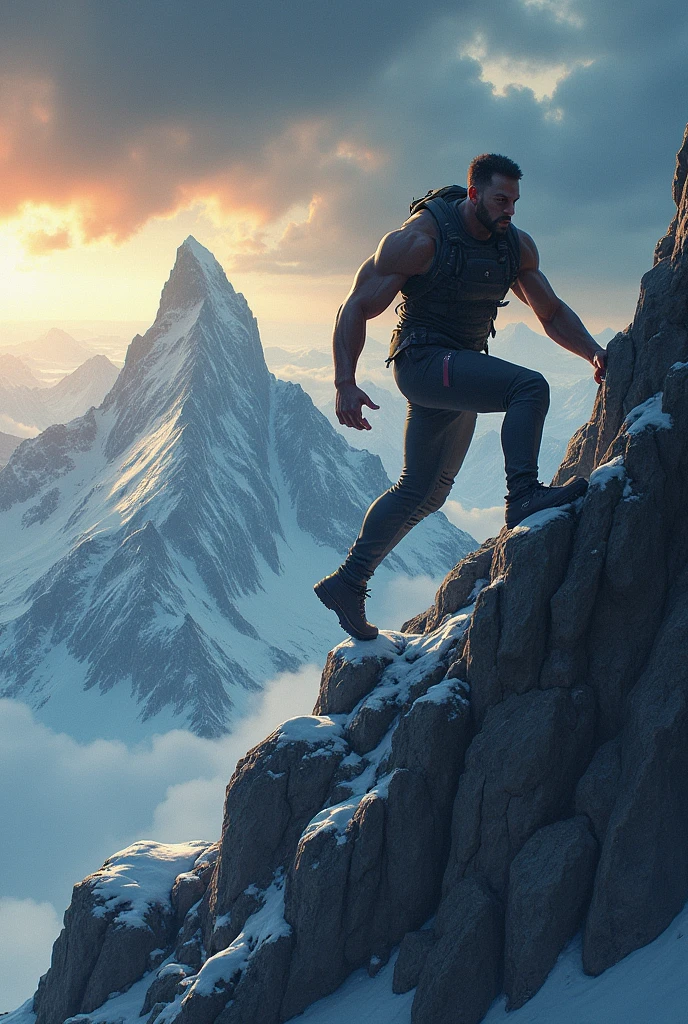 I want a hyper realistic non-digital image that inspires some motivational metaphor
