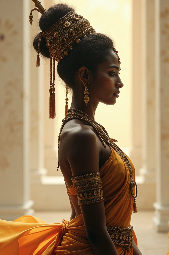 Upper body side profile of sri lankan wes dancer that looks like TWS dohoon