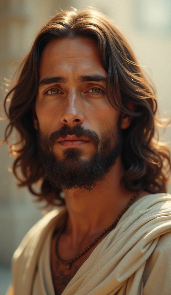 Create a image of Jesus, looking forward to the camera.